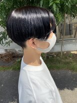 ヨンセンチメートル 横川店(4cm) □艶感ブルーブラック+カルママッシュ□