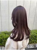 ＊ブリーチなしこっくりピンクブラウン！ローズピンクベージュ