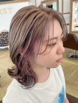 コワファースト 大分(COIFF1RST)&nbsp;ベージュカラーにペールバイオレット