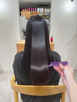 チェレ ロッソ 金剛店(Chere rosso) 髪質改善ストレート/アッシュブラック/美髪カラー