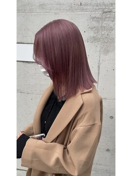 ヘアーデザイン アルエ(HAIR×design ARUE) 【YUGO】ピンクベージュ