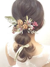 ≪完全予約制≫結婚式参列など特別な日はLafter Hairにお任せ＊崩れにくいヘアセットで華やかに彩ります♪