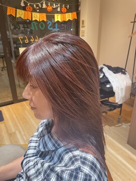 メゾンフォーユー 宇都宮店(maison4u) レイヤースタイルONピンクカラー