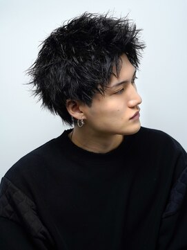 アルファ 新宿(alpha) 【alpha 新宿】スパイキーショートショート×ツイストパーマ