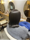 透明感グレージュカラー