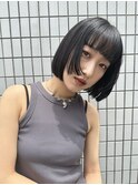 姫カット　ボブ　ミニボブ　デザインボブ