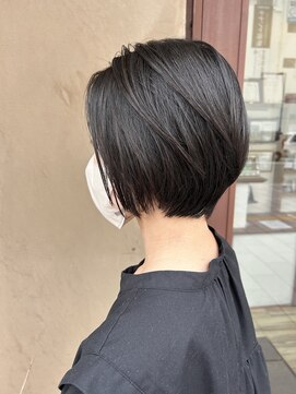 ココカラヘアー プラス(cococara‐hair plus) ショートボブ/ナチュラル/暗髪/艶髪/前髪なし