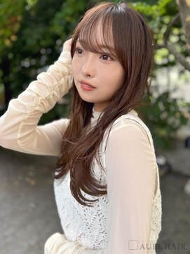 オーブヘアー ドリーム ツテン(AUBE HAIR dream 津店) 20代・30代_ナチュラル波巻きロング