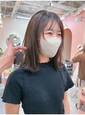 ミディアム/韓国風/レイヤーカット/顔回りカット/柏駅