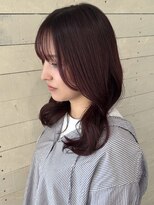 ルノン フィージュ(LUNON fieju)&nbsp;ボルドーカラー/ブリーチ無しカラー暖色カラー