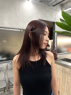 ビューズ(VIEWS) レイヤーカット/顔まわりレイヤー/レッドブラウン[表参道]