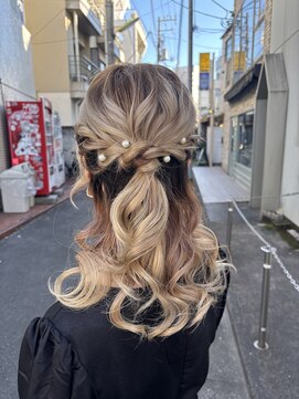 アッシュ 下北沢店(Ash) ハーフアップアレンジ