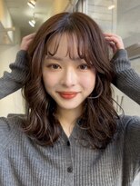 メゾンアクア 表参道(Maison ACQUA)&nbsp;＋ウェーブミディアム似合わせカットメルティーカラーボブパーマ