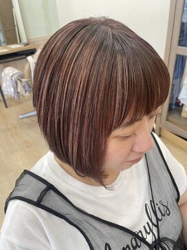 ヘアースパ ドルチェ(HAIR SPA DOLCE) 髪質改善×デザインカラー×ショートボブ