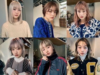 オーダー(O/ODER)の写真/《ハイトーンカラー》×《ボブ》360°どこからみても可愛いヘアスタイルに♪[府中/ブリーチ/カラー/韓国]