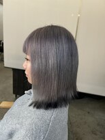 ヘアメイク デザート(HAIR MAKE DESART) 佐藤洋一【ホワイトベージュ裾カラー】