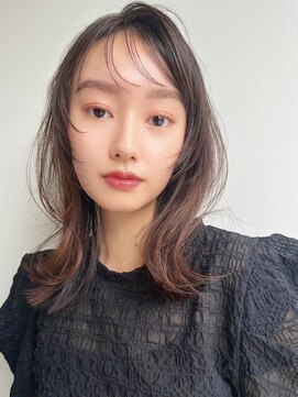 ホォレ 豊中店(fore) オリーブベージュショートミニボブグレージュブリーチレイヤー