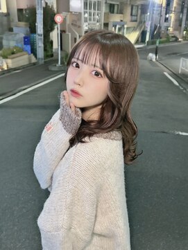 ドットハリス(.Hallis) 髪質改善/透明感ブラウン/ミディアム