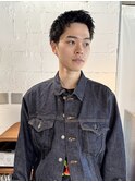 メンズツーブロックショート