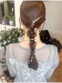 お呼ばれヘアセット