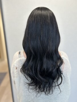 トッカ 広島(tocca) 透け感ダークカラーとゆるウエーブ