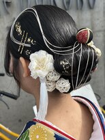 オシャレドロボウ ビス OSHARE DOROBO bis&nbsp;【オシャドロ/京田辺/新田辺】【成人式】タイトシニヨン