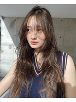 ローブ アオヤマ(LOAVE AOYAMA)&nbsp;ブリーチなしダブルカラー/顔周りカット/ロングレイヤー