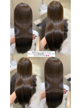 ジーナ 熊本(Zina) Zina熊本/ヘーゼルベージュ/髪質改善トリートメント