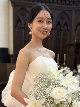 ピークアブー アヴェダ アトレ恵比寿(PEEK-A-BOO AVEDA) お呼ばれヘアタイトめヘアまとめ髪触覚バング