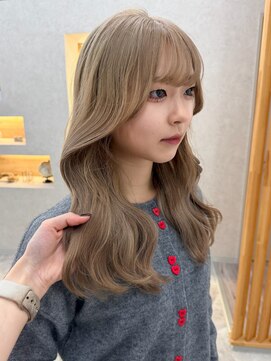 アロ 大阪梅田(alo) 【momoa】ハニーベージュカラー《ブリーチ/大阪梅田》