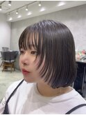 顔まわりレイヤーX ミニボブ