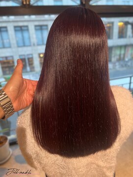 ジル アンク(Jill ankh) 《姫路駅北　Jillankh》パープルカラー　ダブルカラー　髪質改善