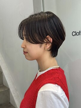 クロト(Clotho) ショートカット/髪質改善縮毛矯正白髪ぼかしレイヤーカラーボブ