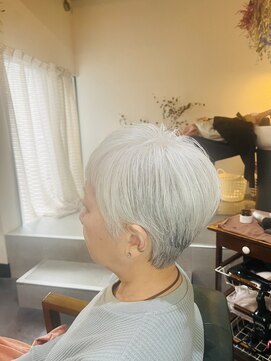 ダダ ヘアサロン(DADA Hair Salon) ホワイトショート
