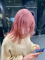 ブローチ(brooch)&nbsp;アプリコットピンク　ブリーチカラー　静岡　草薙