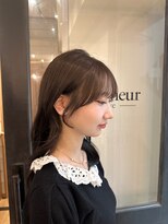 ラボヌールヘアーレーヴ 池袋店(La Bonheur hair reve)&nbsp;お顔まわりカット/似合わせカット/ブラウンベージュ/佐藤