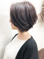 ファム 札幌大通(fam)&nbsp;大人可愛いグレージュ×デザインカラーカット×秋カラー