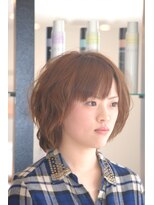 ヘアメイク アンテナ(hair make antenna) やわらかショートボブ