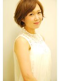 大人なこなれショートボブ
