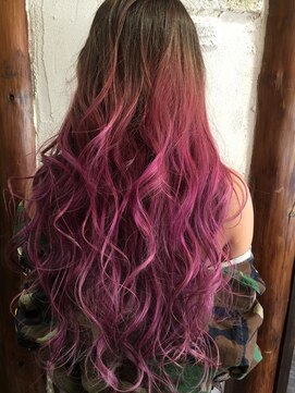 ユートピア(U topia) ピンクパープルグラデーションカラー