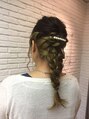 ラフィス ヘアー ルーム 難波本店(La fith hair room) インナーカラーを活かしたセットです。
