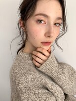 パール(PearL) 《PearL》ゆるふわパーマこなれローポニーアレンジ