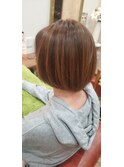 ナチュラルメッシュ愛されボブ