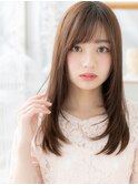大人かわいい斜めバングで愛されワンカールa越谷20代30代40代!