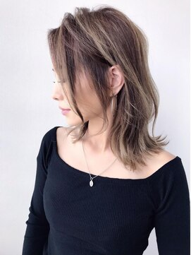 トータルビューティーハウス フラップ ミチ 野田店(total beauty house flap MICHI) 外国人風ハイライトカラー