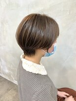 ロアヘアーコーディネート 京都駅前店(LoRE hair coordinate) ショートボブ・ミルク系カラー