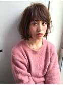 【サングース東海林】春パーマ×くすみブルー