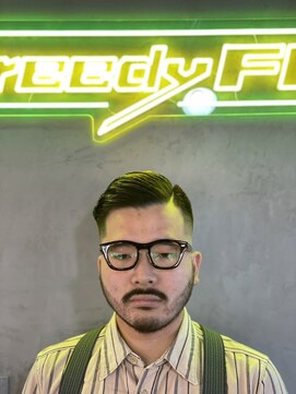 グリーディーフォックス 代々木(Greedy FOX) かき上げヘア/サイドパート/韓国マッシュ/フェードカット/代々木