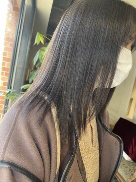 ニュートン(NEWTON) 【NEWTON×川島】イルミナカラーでくすみオリーブベージュ