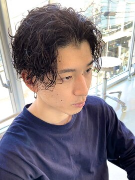 エリマ 調布(elima) 波巻きスパイラル/かき上げヘア/ツイストスパイラル/フェード